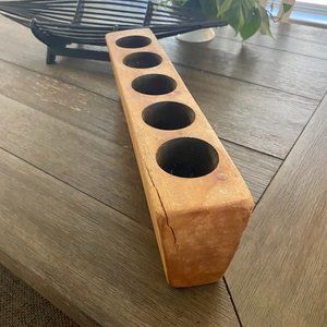 Wooden Candle Holder / Planter